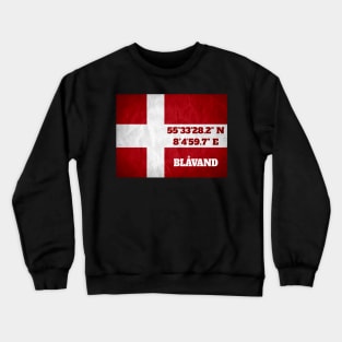 Blåvand Coordinates Flag Crewneck Sweatshirt